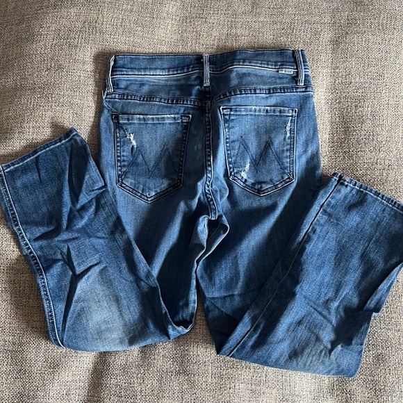 Mother Denim High Waisted Rascal Crop Jeans - Picture 2 of 5